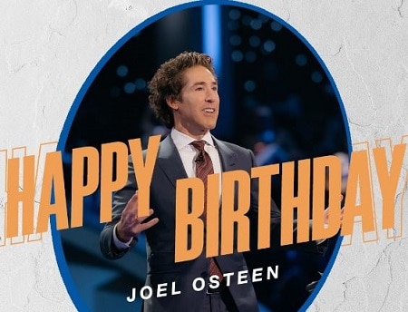 Pastor Joel Osteen Birthday