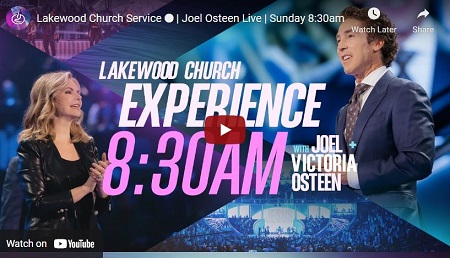 Easter Sunday Service At Lakewood Church April 17 2022