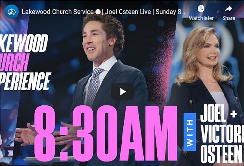 Sunday Service At Lakewood Church May 15 2022