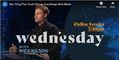Nick Nilson Sermon One Thing That Could Change Everything