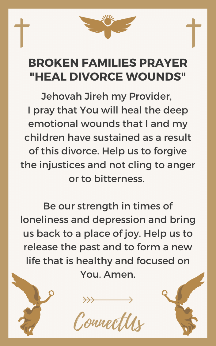 Powerful Prayer For Healing After Divorce