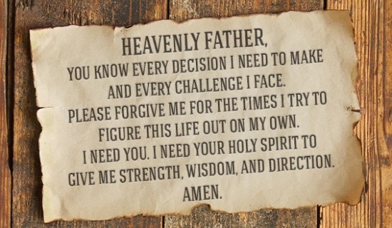 Powerful Prayers To God For Guidance And Direction