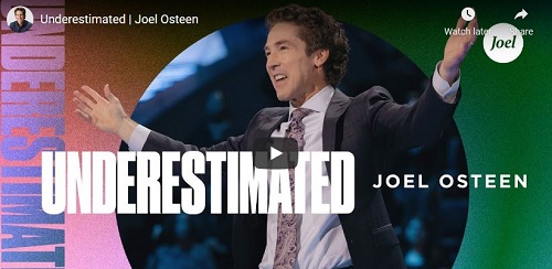 Joel Osteen Sermon Underestimated