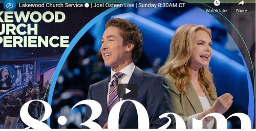 Lakewood Church Sunday Live Service August 21 2022