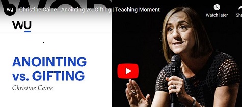 Christine Caine Sermon Anointing vs. Gifting