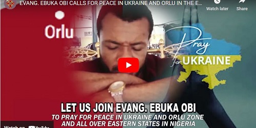Evangelist Ebuka Obi  Zion Prayer Movement Outreach