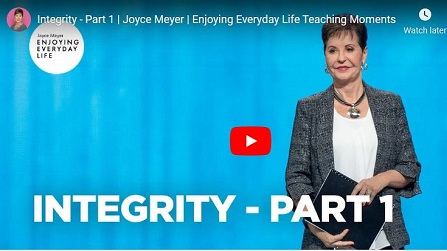 Joyce Meyer Message Integrity