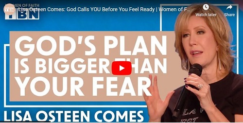 Lisa Osteen Comes Sermon God Calls YOU Before You Feel Ready