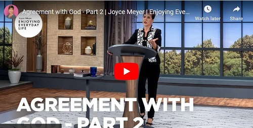 Joyce Meyer Message October 6 2022 Agreement with God Part 2