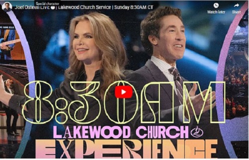 Joel Osteen Lakewood Church Sunday service October 2 2022