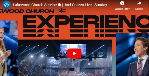 Lakewood Church Sunday Live Service October 9 2022