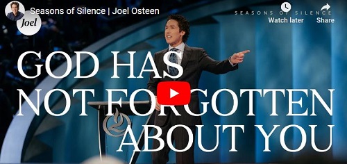 Joel Osteen Sermon Seasons of Silence