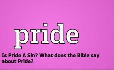 Pride in the Bible