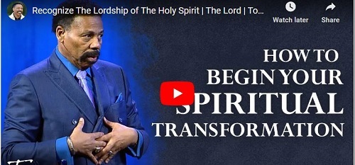 Tony Evans Sermon Recognize The Lordship of The Holy Spirit