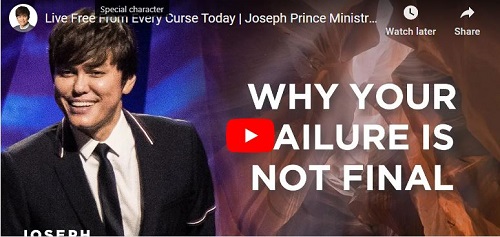 Joseph Prince Ministries Sermon Live Free From Every Curse Today