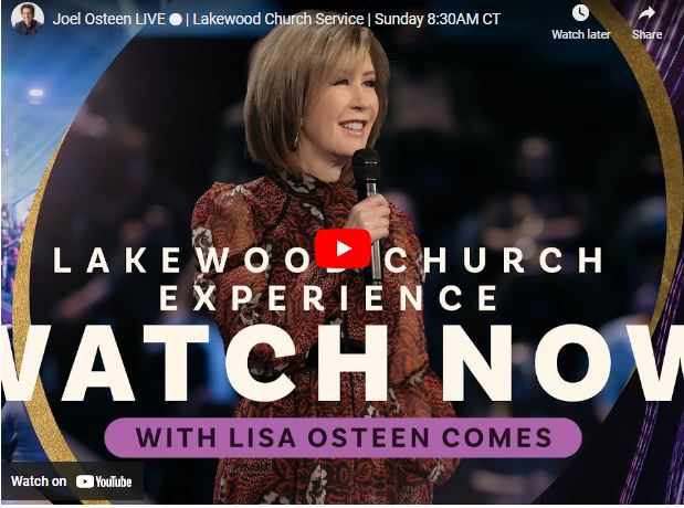 Joel Osteen Lakewood Church Sunday Service March 12 2023