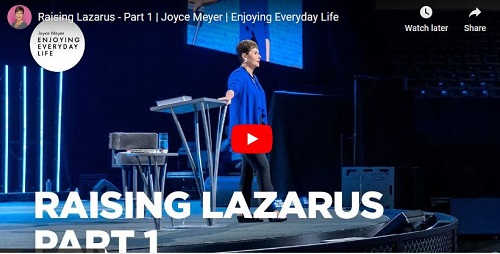 joyce meyer raising Lazarus