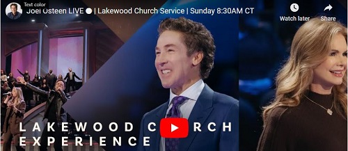 Joel Osteen Sunday Service Lakewood Church April 16 2023