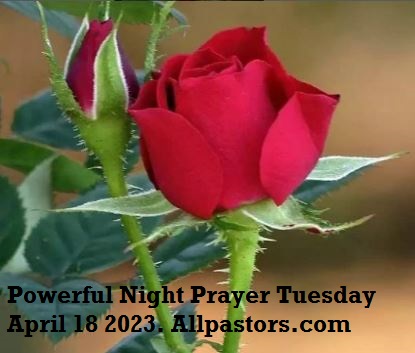 Powerful Night Prayer Tuesday April 18 2023