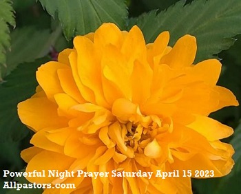 Night Prayer for Saturday April 15 2023