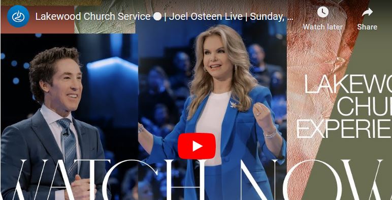 Joel Osteen Sunday Service At Lakewood Church April 30 2023