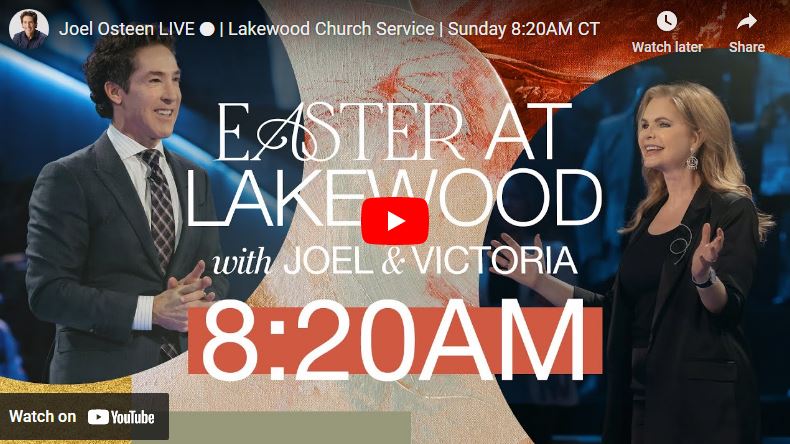 Lakewood Church Easter Sunday Service April 9 2023