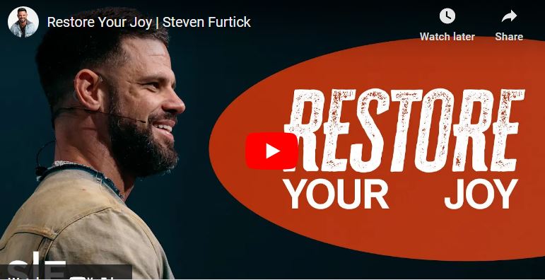 Steven Furtick Sermon Restore Your Joy
