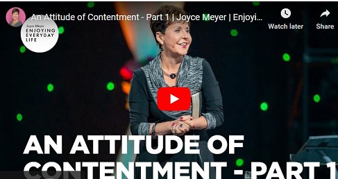 Joyce Meyer Sermon An Attitude of Contentment