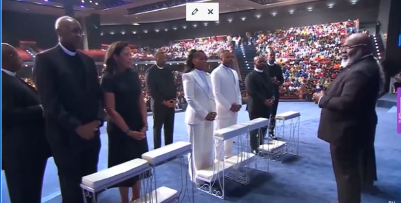 Sarah Jakes Roberts and Toure Roberts Ordained as Assistant pastors
