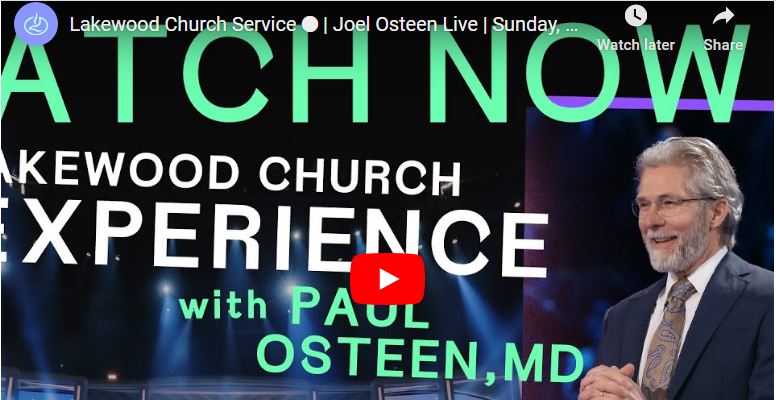 Pastor Joel Osteen Sunday Service September 3 2023