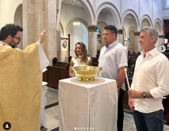 Football Legend Ronaldo Gets Baptized
