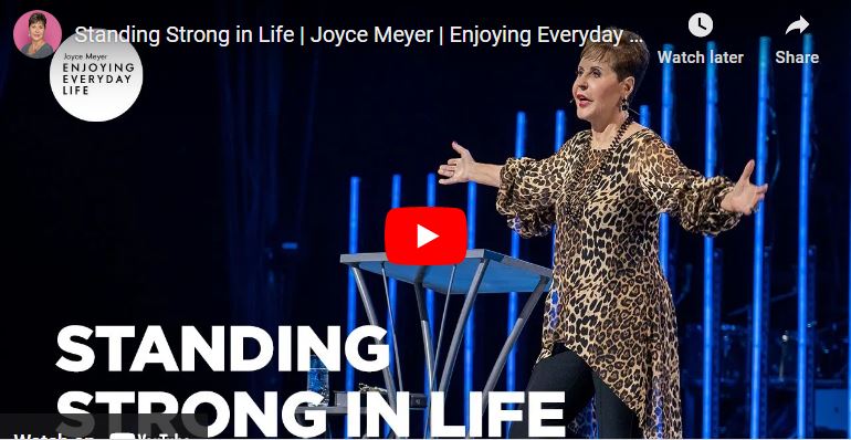Joyce Meyer : Standing Strong in Life
