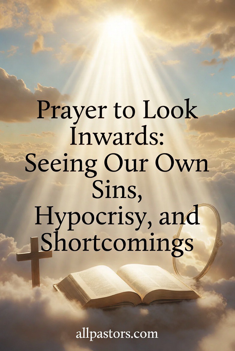 Prayer to Look Inwards: Seeing Our Own Sins, Hypocrisy, and ...